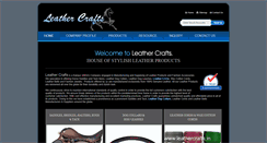 Desktop Screenshot of leathercrafts.in